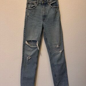 Abercrombie & Fitch High Rise Women Jeans - Light Blue